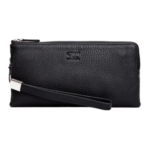 SEPTWOLVES Кошелек из коровьей кожи стандартный мужской черный