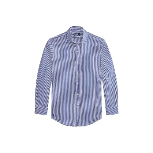 Polo Ralph Lauren Blue с White Lettering Мужские Рубашки