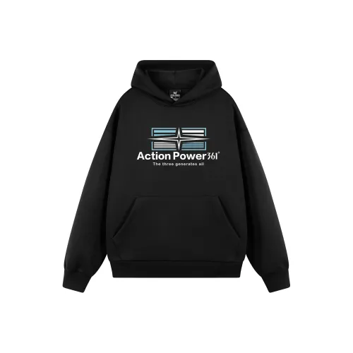 361° С капюшоном пуловер свитшот унисекс