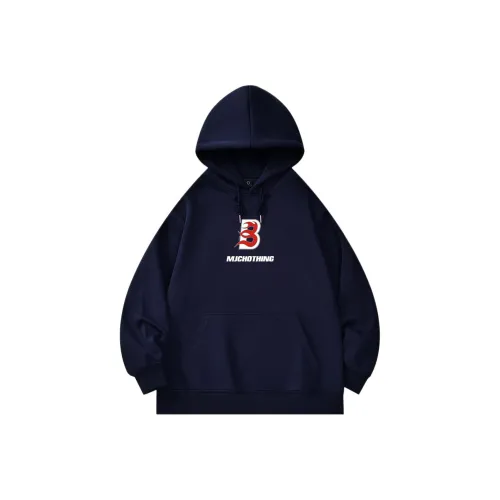 HIPHOPPUNKS Темно-синий синий мужской свитшот