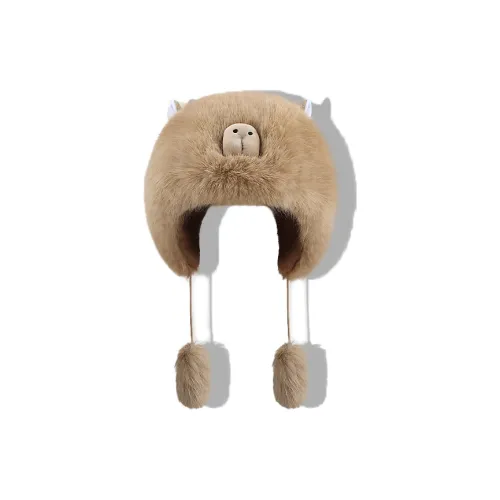 YOUWEI Полиэстер Студенческий Мода Мультяшный Шапка-ушанка Наушники‑меховые капюшоны Противоколодный Платок‑шапка Унисекс