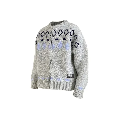 SZSX Серый Унисекс Трикотаж