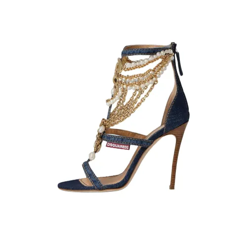 DSQUARED 2 Dsq2 One Ремешок Сандалии 12 см Женские Синие