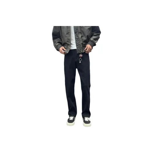 SOUL WORKER Черный Унисекс Джинсы