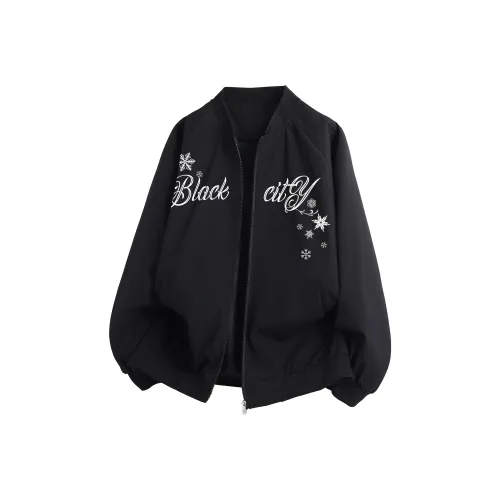 BLACK CITY Бейсбольная куртка Унисекс