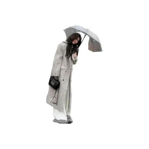 ЮЙЧЖАОЛИНЬ Серый Женский Пальто