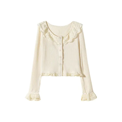 ZVJH Белый Женский Трикотаж