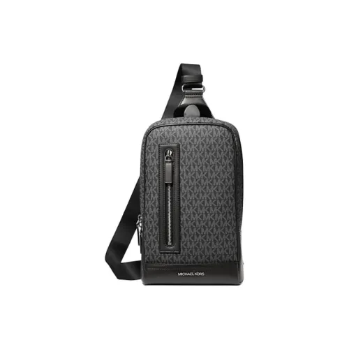 MICHAEL KORS Cooper Покрытый холст Sling Сумка Мужской Черный