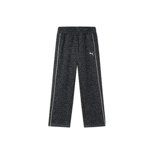PUMA Повседневные штаны Черный Многоцветный Детский