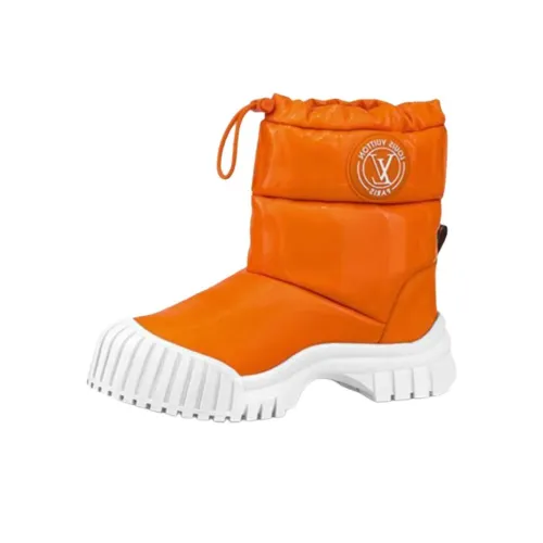 LOUIS VUITTON Рубин Ботильоны Женские Оранжевые