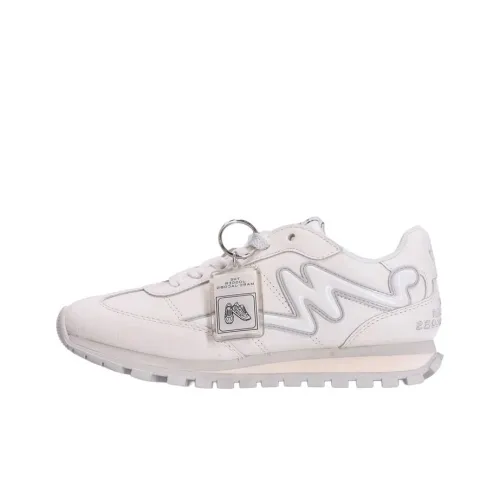 MARC JACOBS Устойчивый к истиранию Низкий Топ Повседневная обувь Унисекс Белый