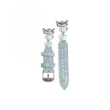 Синий & Серебристый Синий, Запястье 12-15 см