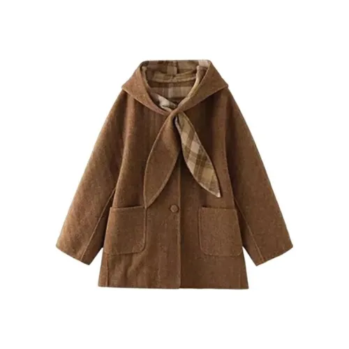 SNZX Плащ Пальто Два WAY Wear Женские Меховые изделия