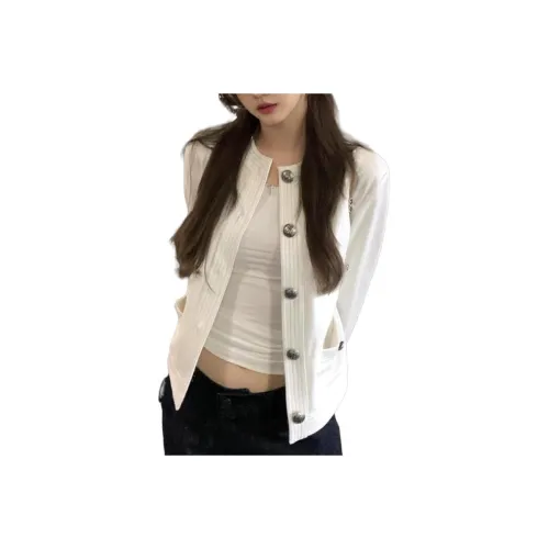 ЮЙЧЖАОЛИНЬ Белый Женское Короткое Пальто