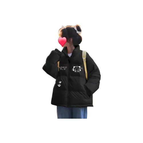 ЮЙЧЖАОЛИНЬ Черное Женское Короткое Пальто