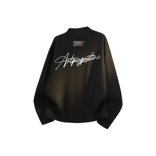 PISYPOX Длинный рукав Т-рубашка Унисекс