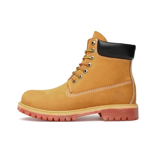 YIMINU Martin Boots Yellow Unisex