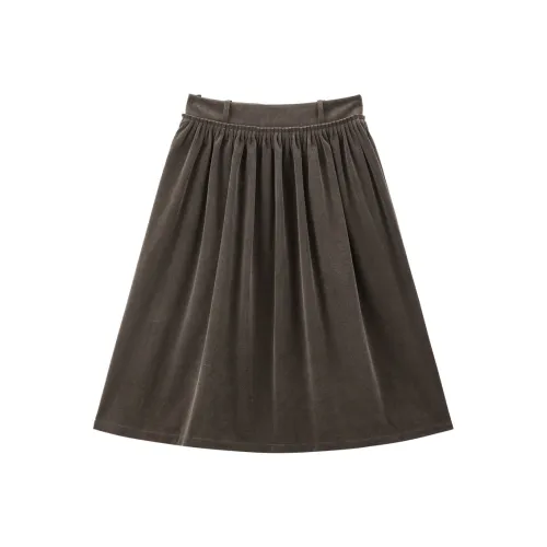 PEACEBIRD Повседневный Длинный Юбка Женские