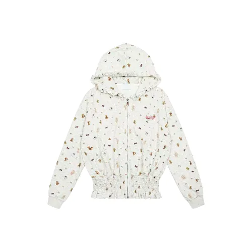 Wang Leshi Серый Женский Свитшот