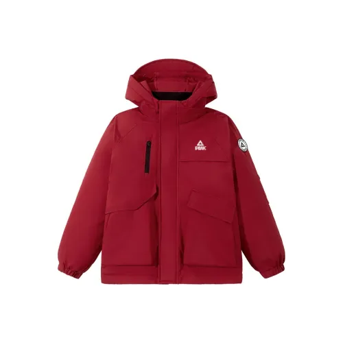 PEAK Красный PK Белый Силикон K+PK Черный Силикон Наклеенный K Kids Утеплённые куртки