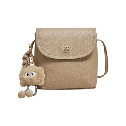 safiya Сумка через плечо из коровьей кожи женская устричного белого черного цвета