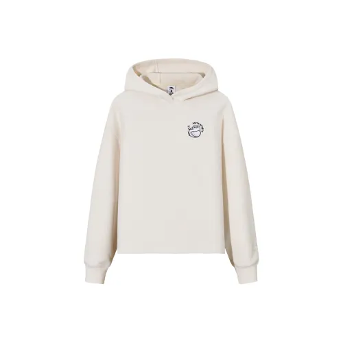 ANTA Теплый Бело‑Нефритовый 1 Женские Свитшоты