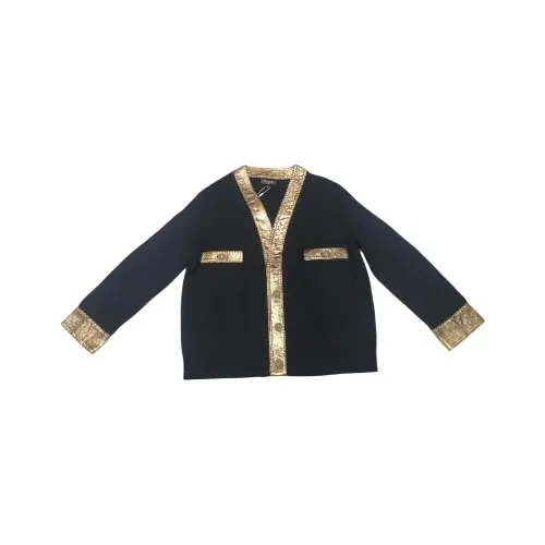 CHANEL 18K Кашемир Свитер Женский Черный