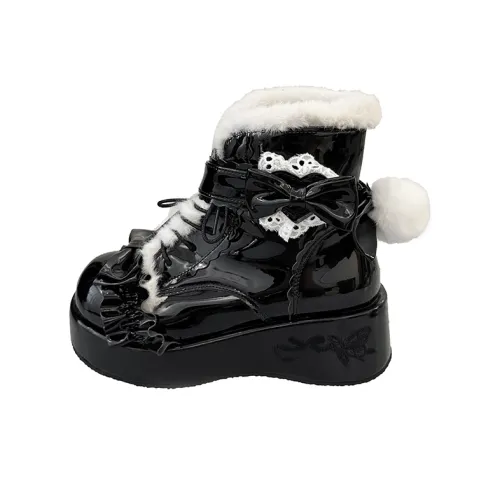 Be Good Милый и симпатичный Корейский стиль Универсальный Теплоизоляционный Модный Удобный Ботильоны 5 см Женские