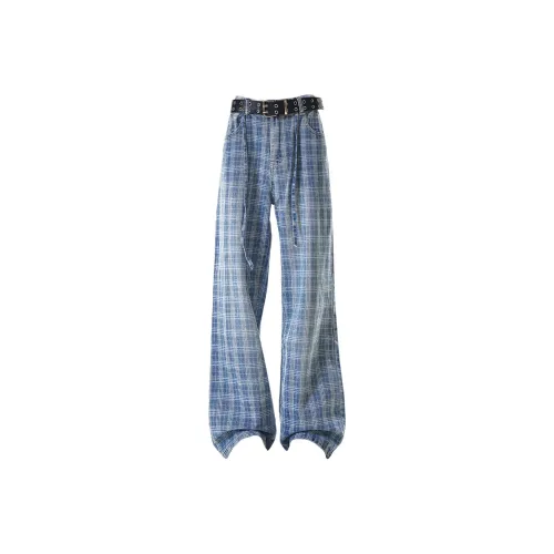 GROGNAK Blue Unisex Casual Pants GROGNAK Синий Унисекс Повседневные Штаны