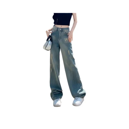 ILOVECHOC Синий Женские Джинсы