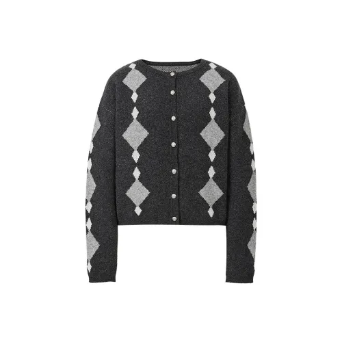 Hopeshow Серая клетка 906 Женская трикотажная одежда