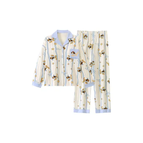 XIAOLIZI Такса с вкладышами Женские Пижамные комплекты
