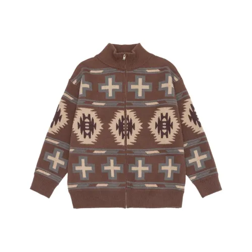 JFU Трикотажная ткань Кардиган Мужской