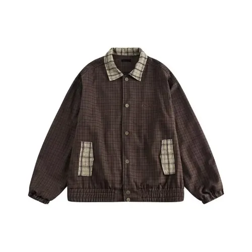 KAIZZGAO Коричневый Мужской Куртки