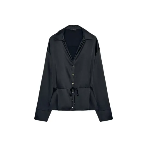 ZARA Черные Женские Рубашки