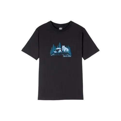 Santa Cruz Черные Женские T-рубашки