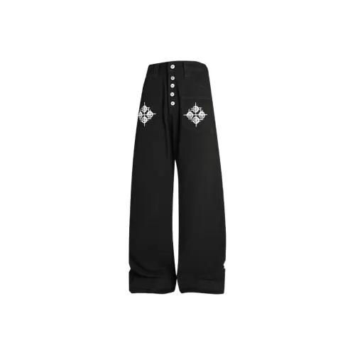 THINGYLAB Мужские черные джинсы