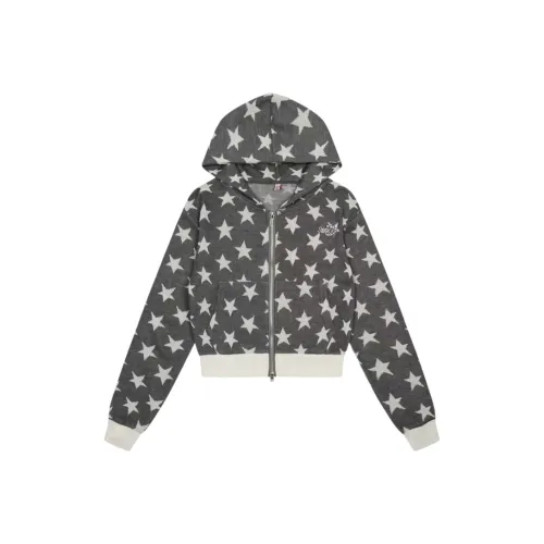 Wang Leshi Серый Женский Свитшот