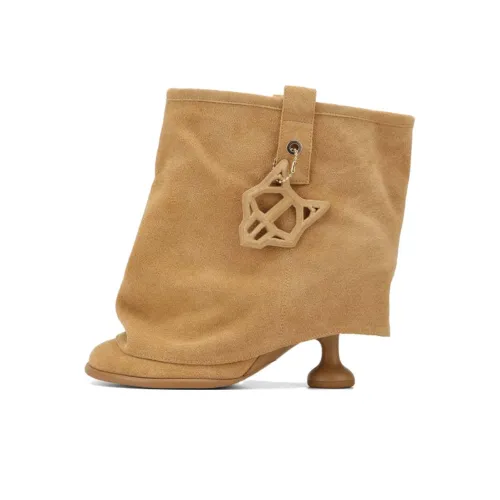 Naked Wolfe Bam Ботильоны 9 см Женские CAMEL