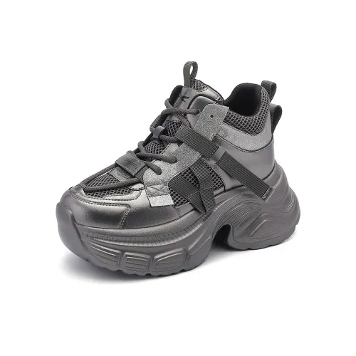 RED DRAGONFLY Устойчивый к истиранию Легкий Увеличивающий Высоту MID Топ Кроссовки с толстой подошвой Женские