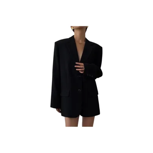 ЮЙЧЖАОЛИНЬ Черное Женское Пальто