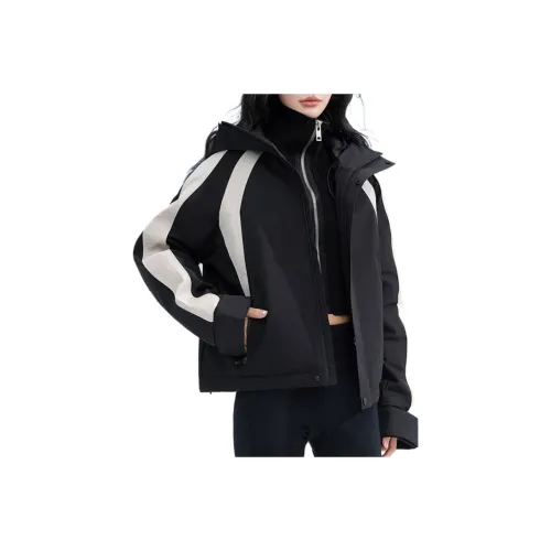 LANMOU Черный Женский Пуховик