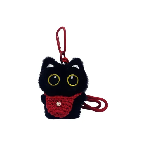 MENGXIAOZAI Сладкий стиль Котенок Украшение Плюшевый Брелок 10 см Рекомендуемая высота