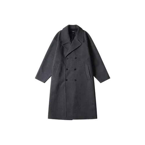 N Max Темно-серый Унисекс Пальто