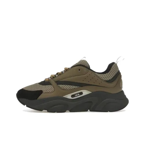 DIOR B22 Низкий Топ Спортивная Повседневная Обувь Мужская Черный Коричневый