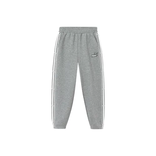 PUMA Средний вересковый серый 00502 Kids Вязаные тренировочные брюки