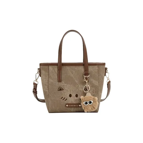 MARKANGARO ПУ (полиуретан) Сумка через плечо Женская Светло-Коричневая