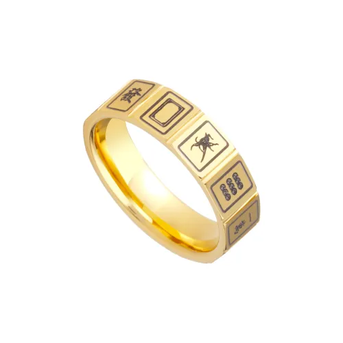 Saya 857 Тунгстен Золото Кольца Унисекс