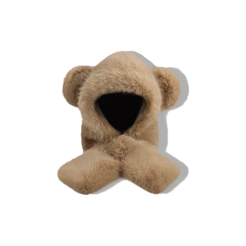 YOUWEI Полиэстер На открытом воздухе Модный Против холода Наушники‑меховые капюшоны Шапка-ушанка Капюшоны и плюшевые шапки Унисекс