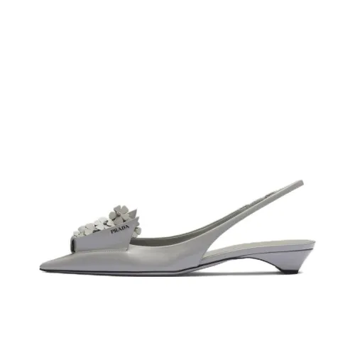 PRADA Женские повседневные туфли 2,5 см женские серые